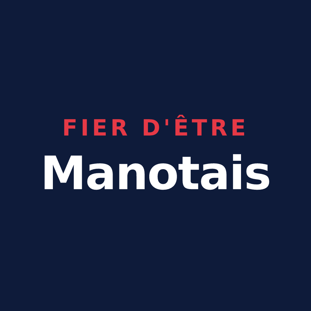 T-shirt « Fier d'être Manotais » — design pour Manot