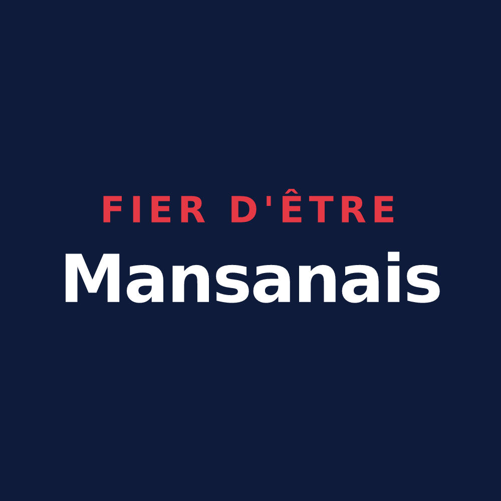 T-shirt « Fier d'être Mansanais » — design pour Mansan