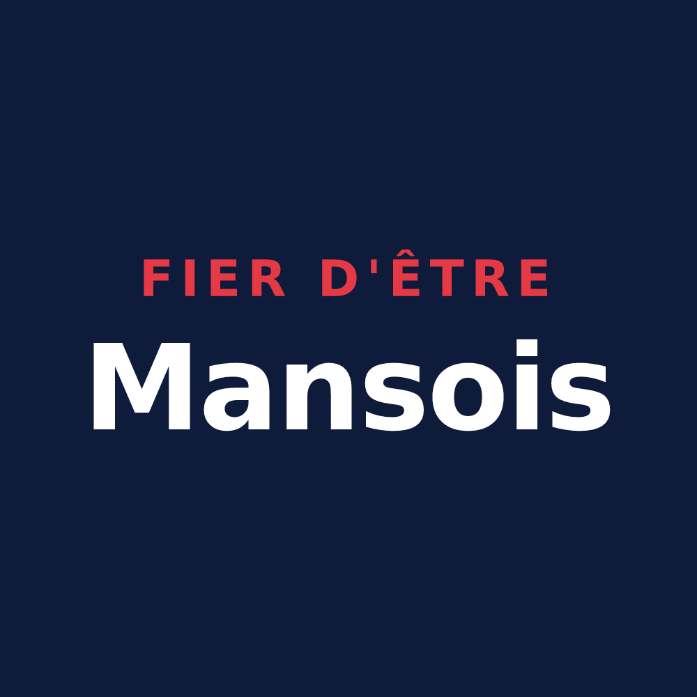 T-shirt « Fier d'être Mansois » — design pour Manses