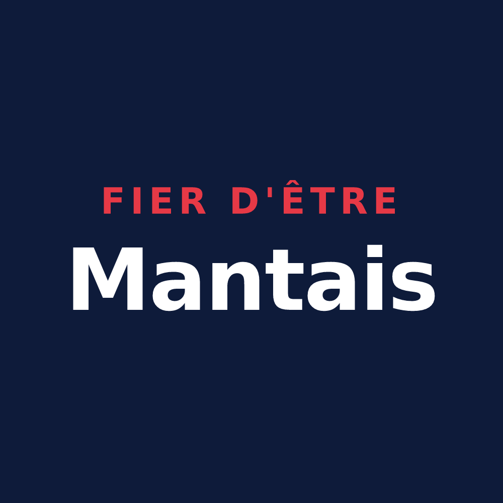 T-shirt « Fier d'être Mantais » — design pour Mantes-la-Jolie