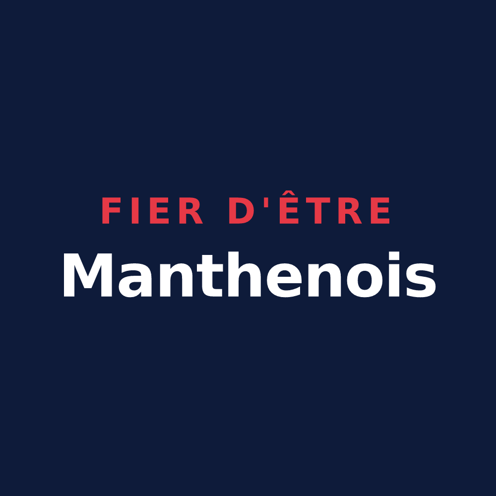 T-shirt « Fier d'être Manthenois » — design pour Manthes