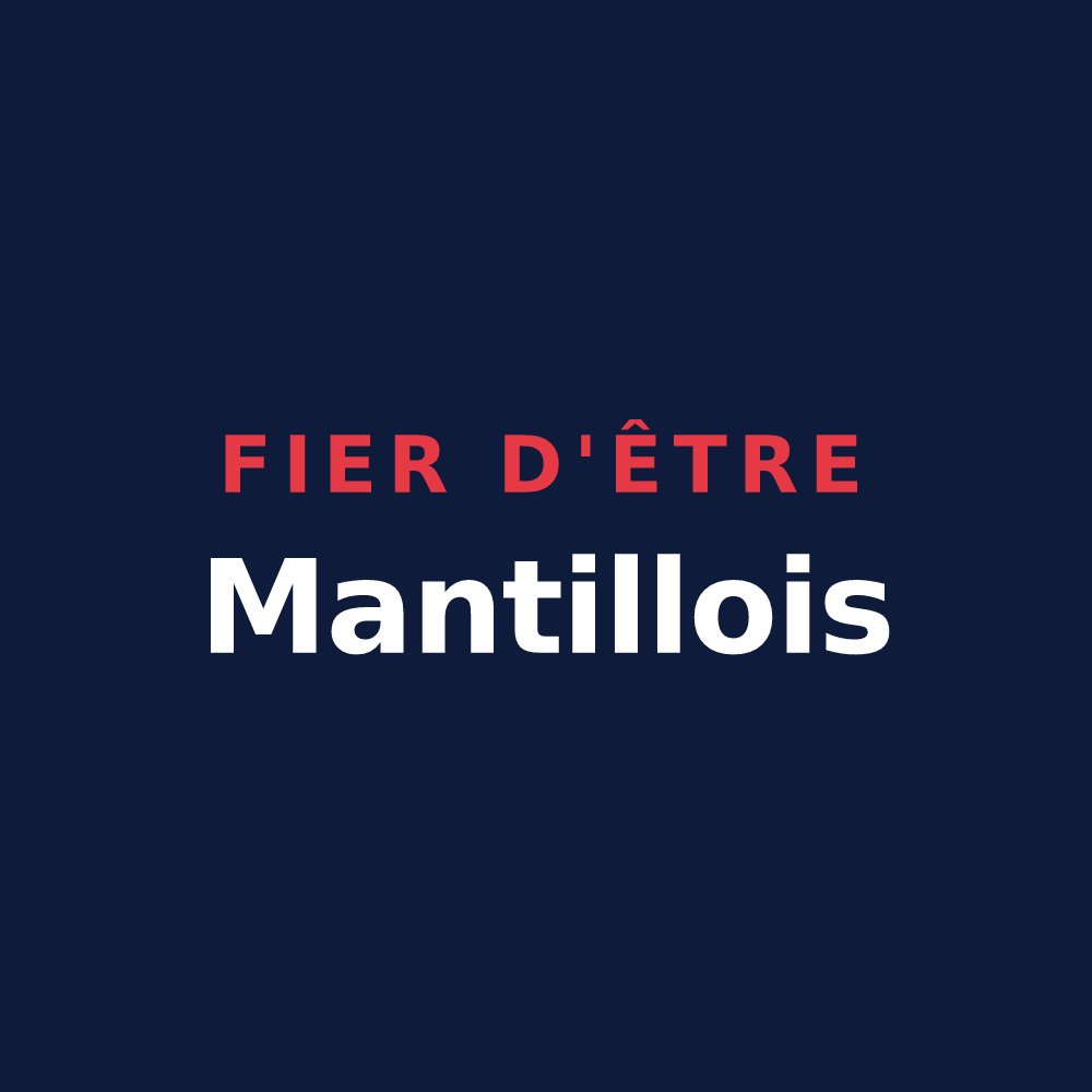 T-shirt « Fier d'être Mantillois » — design pour Mantilly
