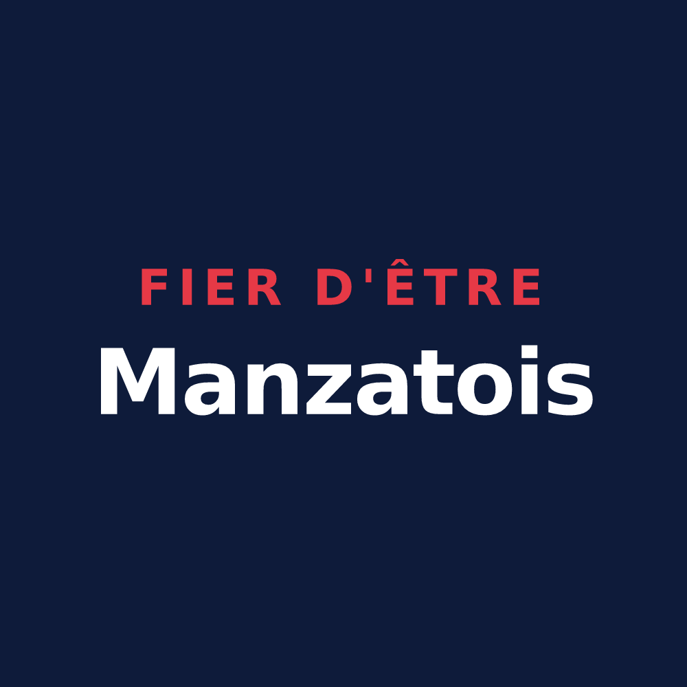 T-shirt « Fier d'être Manzatois » — design pour Manzat