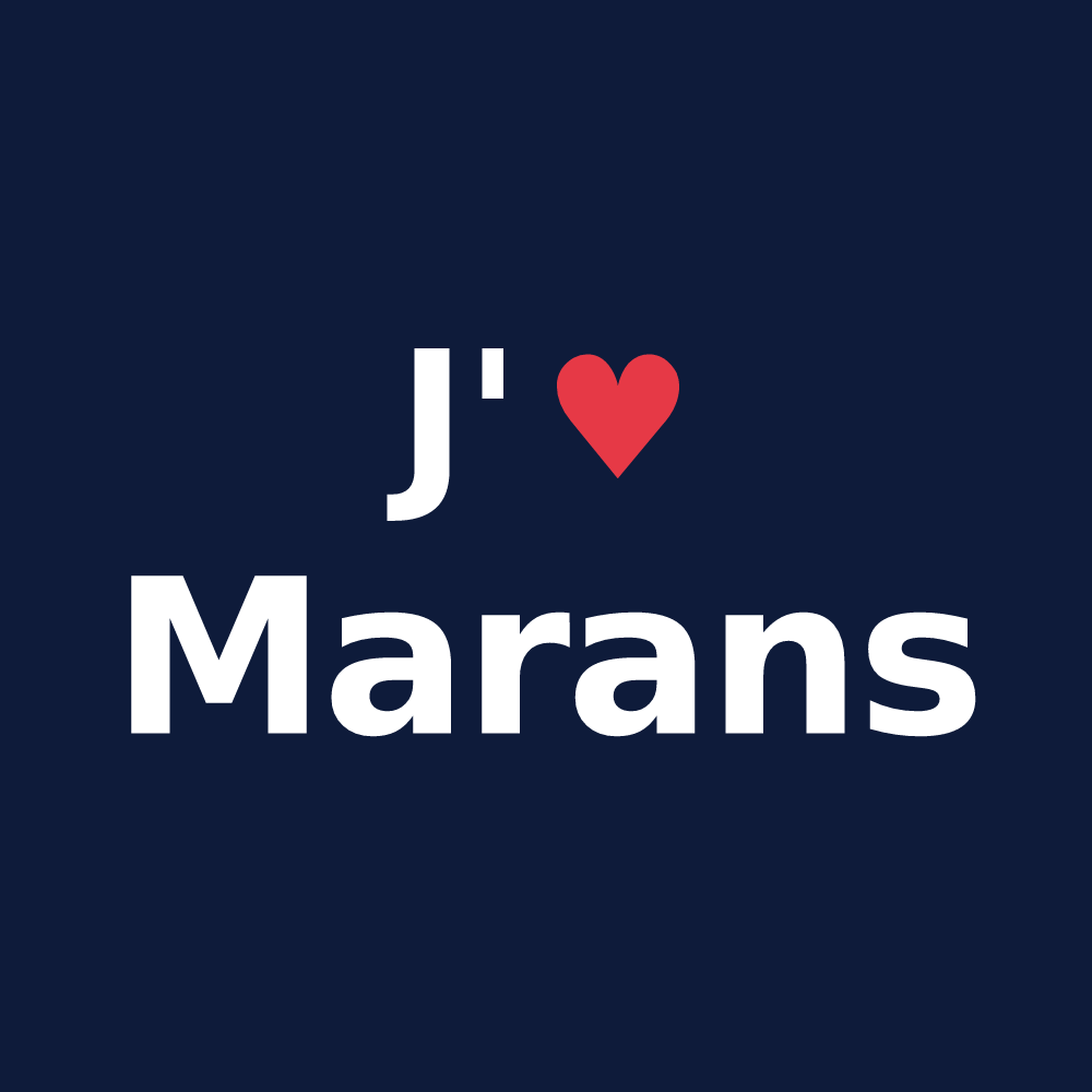 T-shirt personnalisé Marans — design J'aime Marans