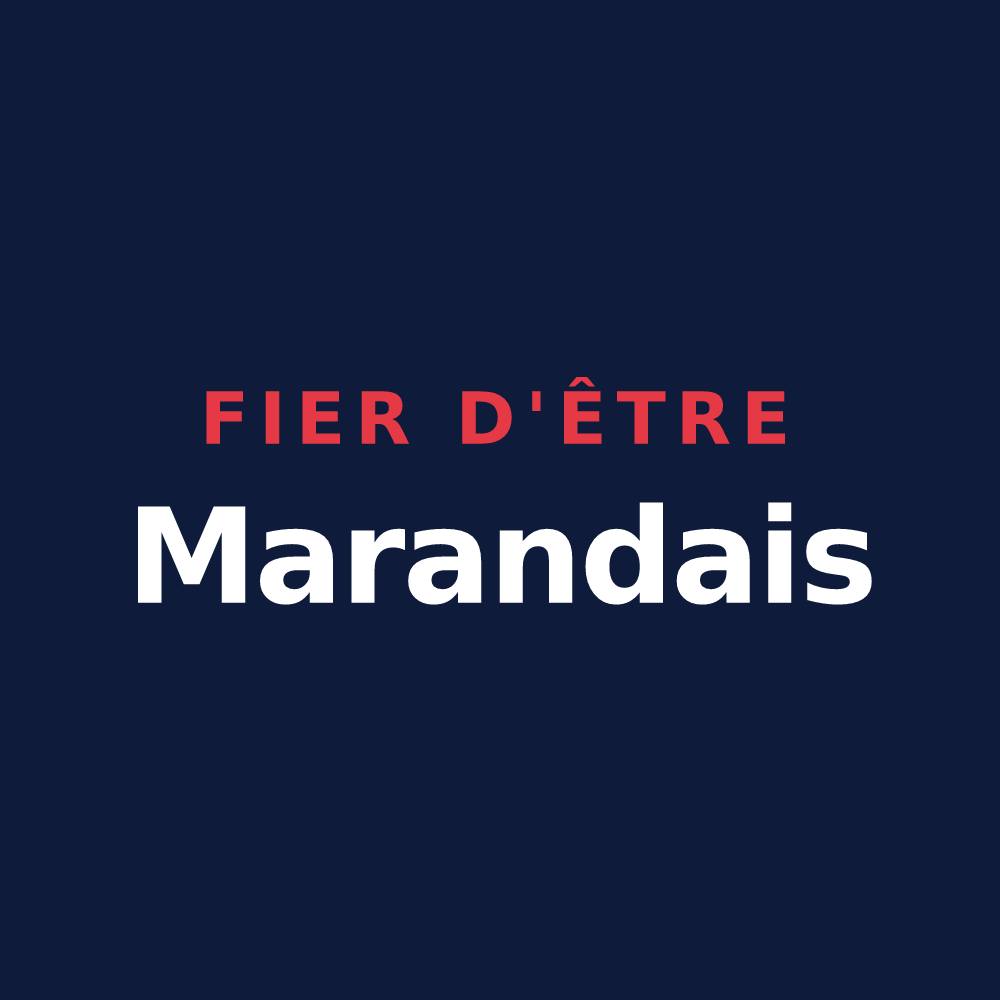 T-shirt « Fier d'être Marandais » — design pour Marans