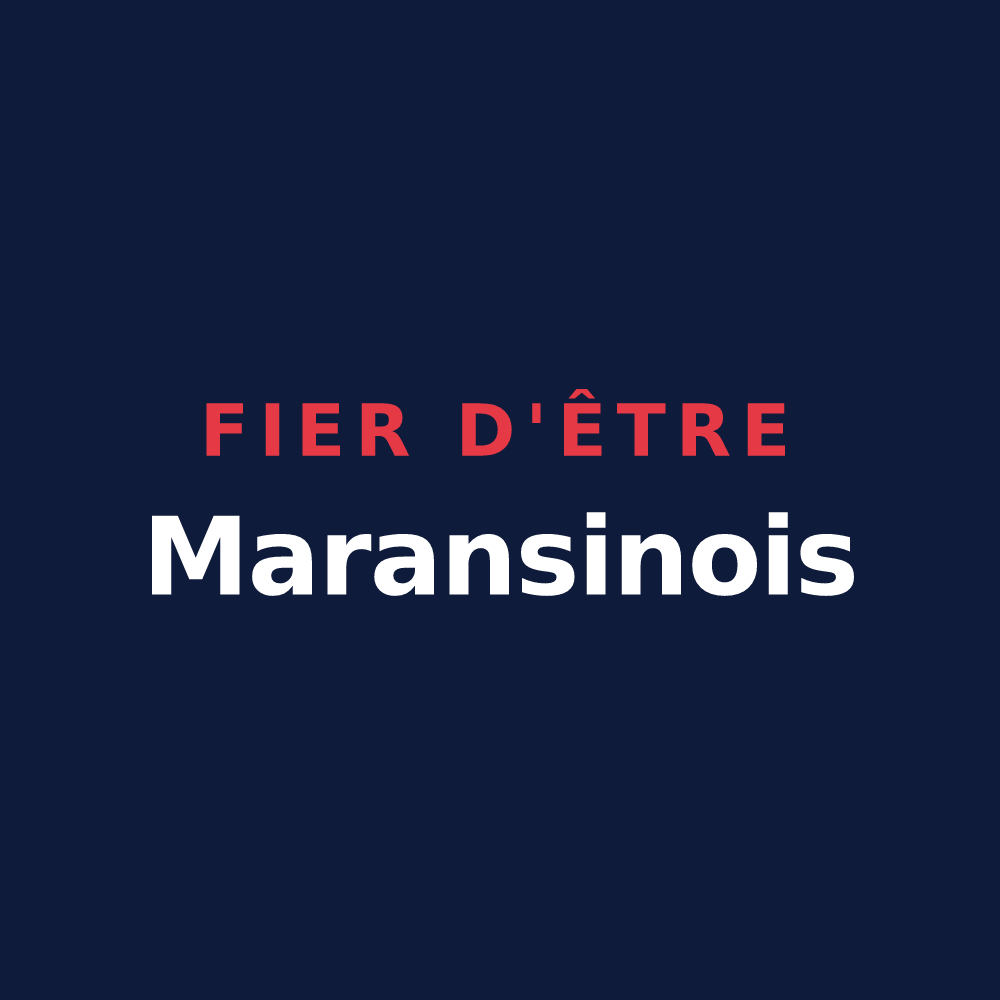 T-shirt « Fier d'être Maransinois » — design pour Maransin