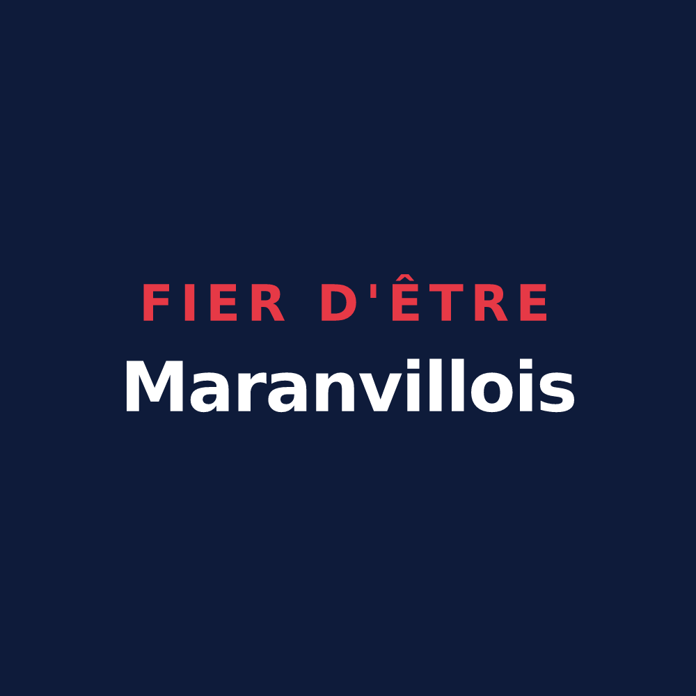 T-shirt « Fier d'être Maranvillois » — design pour Maranville