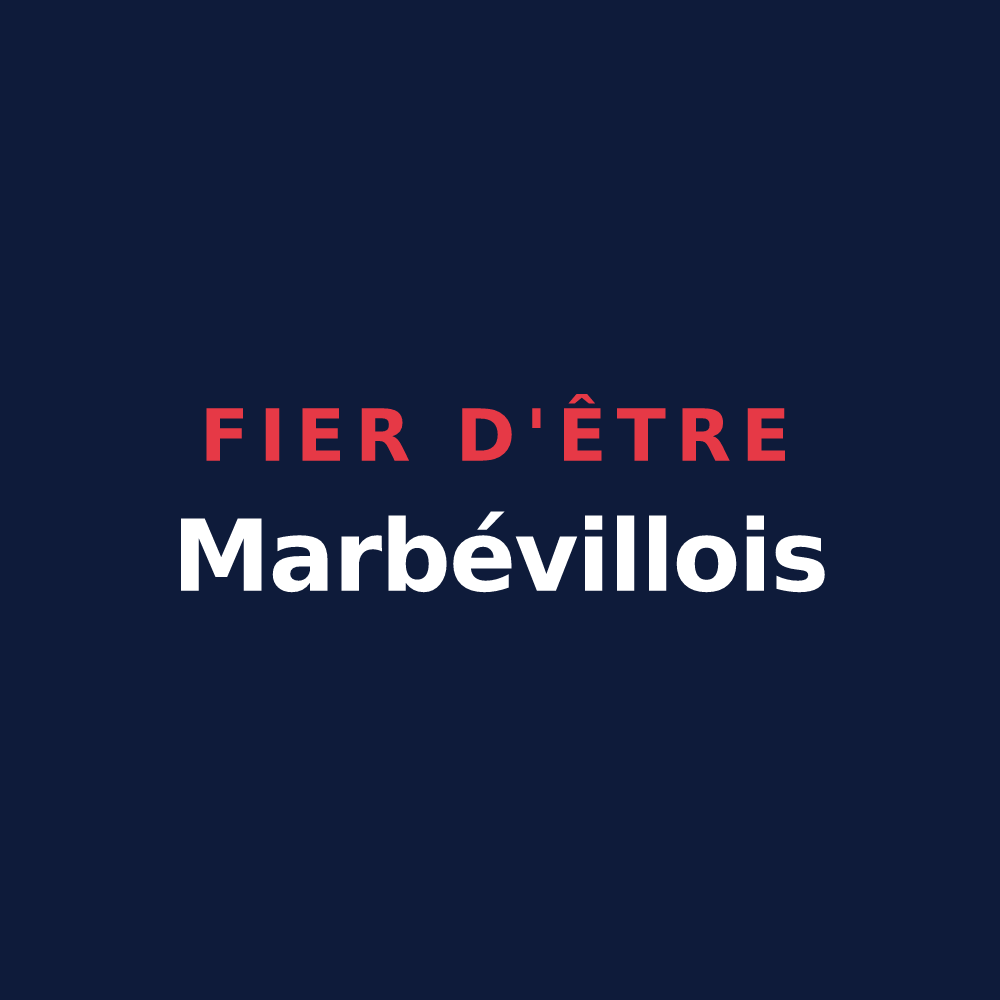 T-shirt « Fier d'être Marbévillois » — design pour Marbéville