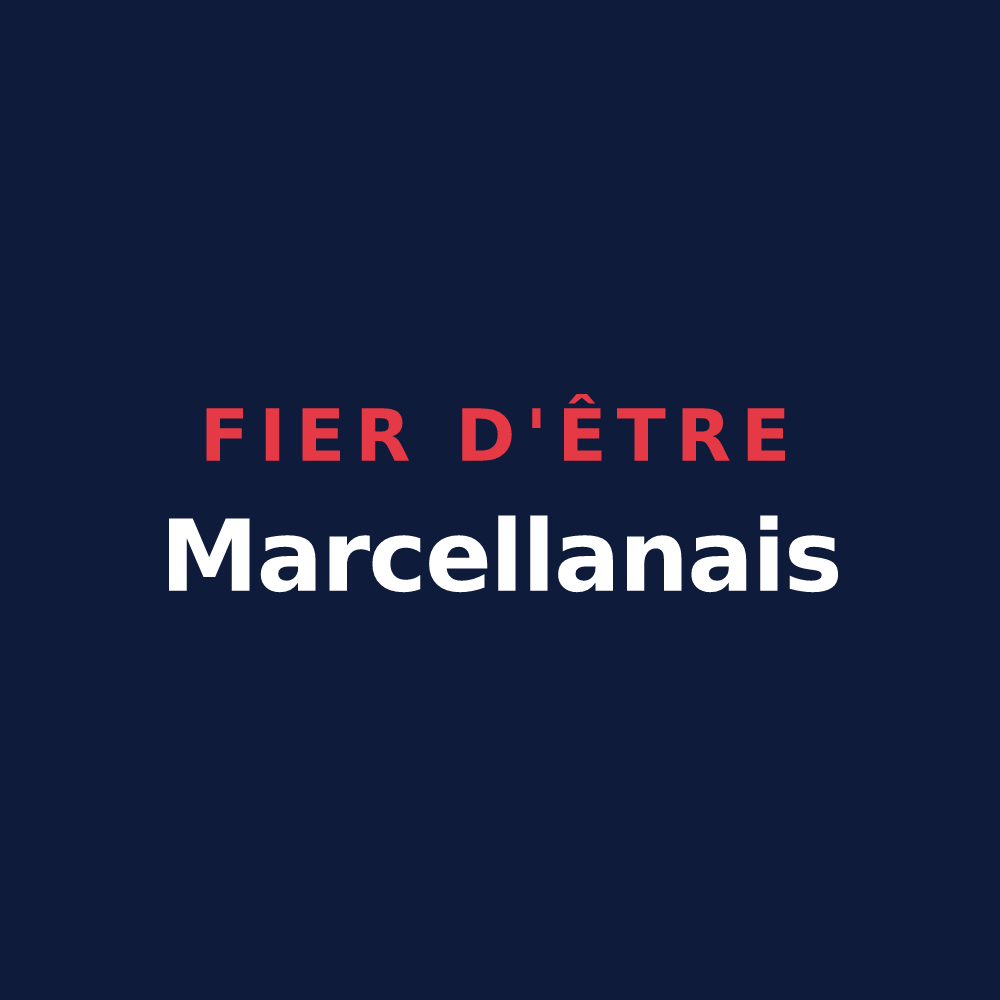 T-shirt « Fier d'être Marcellanais » — design pour Marcellaz