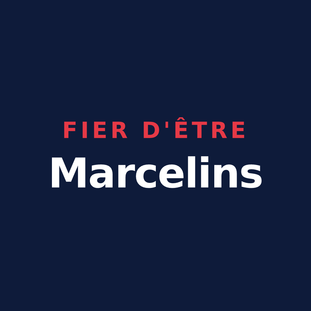 T-shirt « Fier d'être Marcelins » — design pour Marchélepot-Misery