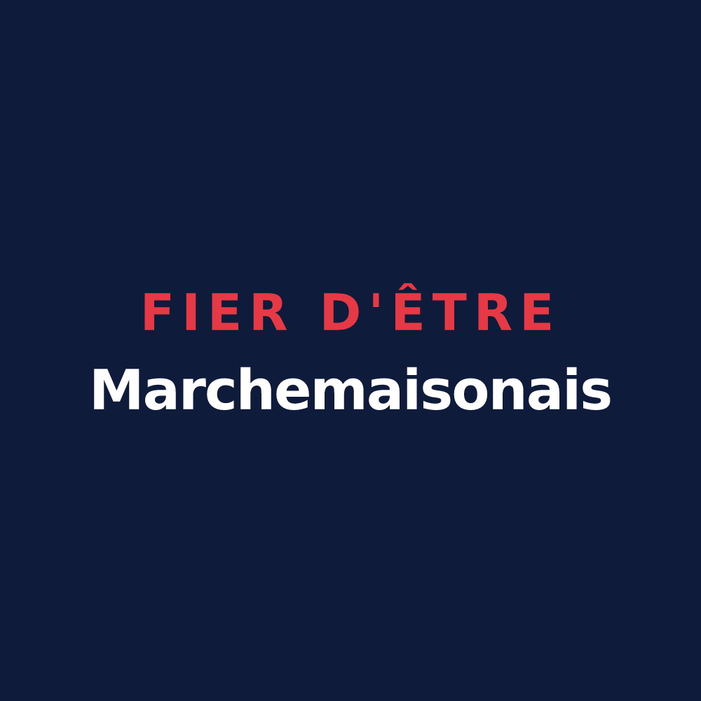 T-shirt « Fier d'être Marchemaisonais » — design pour Marchemaisons