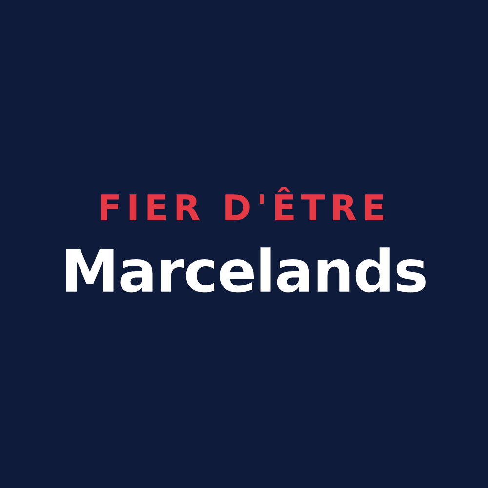 T-shirt « Fier d'être Marcelands » — design pour Marcieux