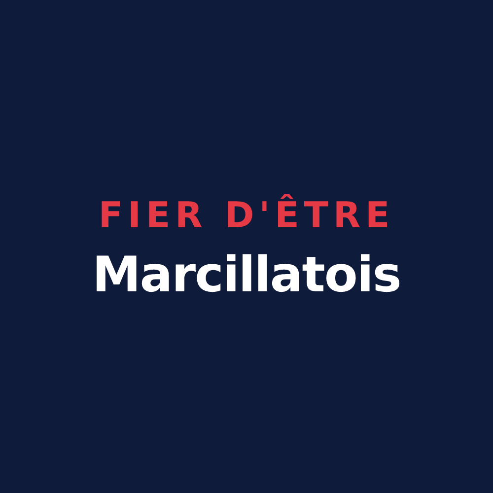 T-shirt « Fier d'être Marcillatois » — design pour Marcillat-en-Combraille