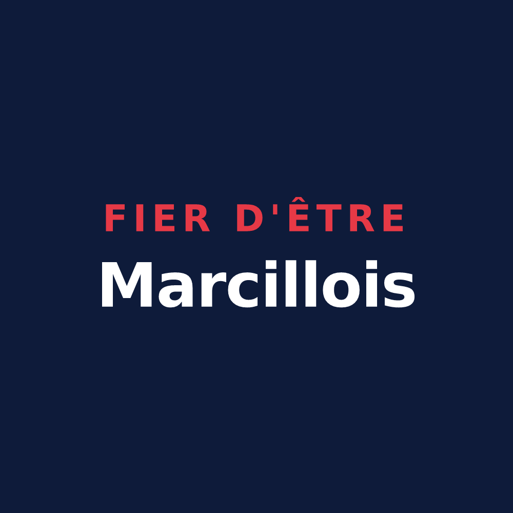 T-shirt « Fier d'être Marcillois » — design pour Marcilly-d'Azergues