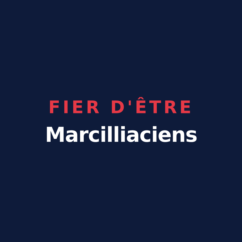 T-shirt « Fier d'être Marcilliaciens » — design pour Marcilly-en-Beauce