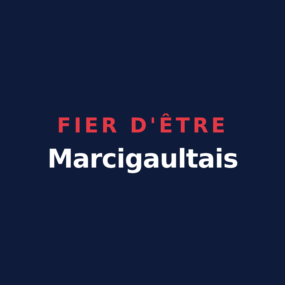 T-shirt « Fier d'être Marcigaultais » — design pour Marcilly-en-Gault