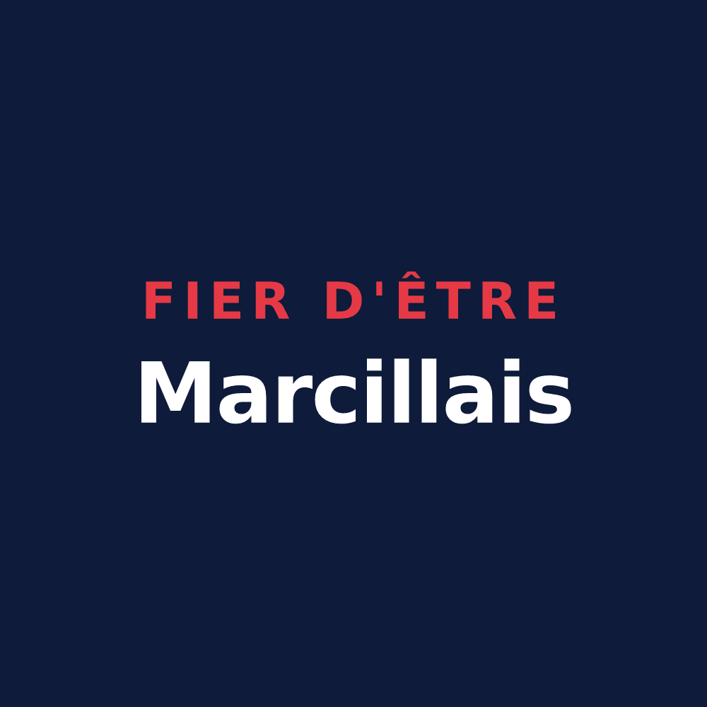 T-shirt « Fier d'être Marcillais » — design pour Marcilly-sur-Maulne