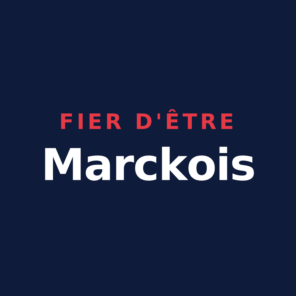 T-shirt « Fier d'être Marckois » — design pour Marck
