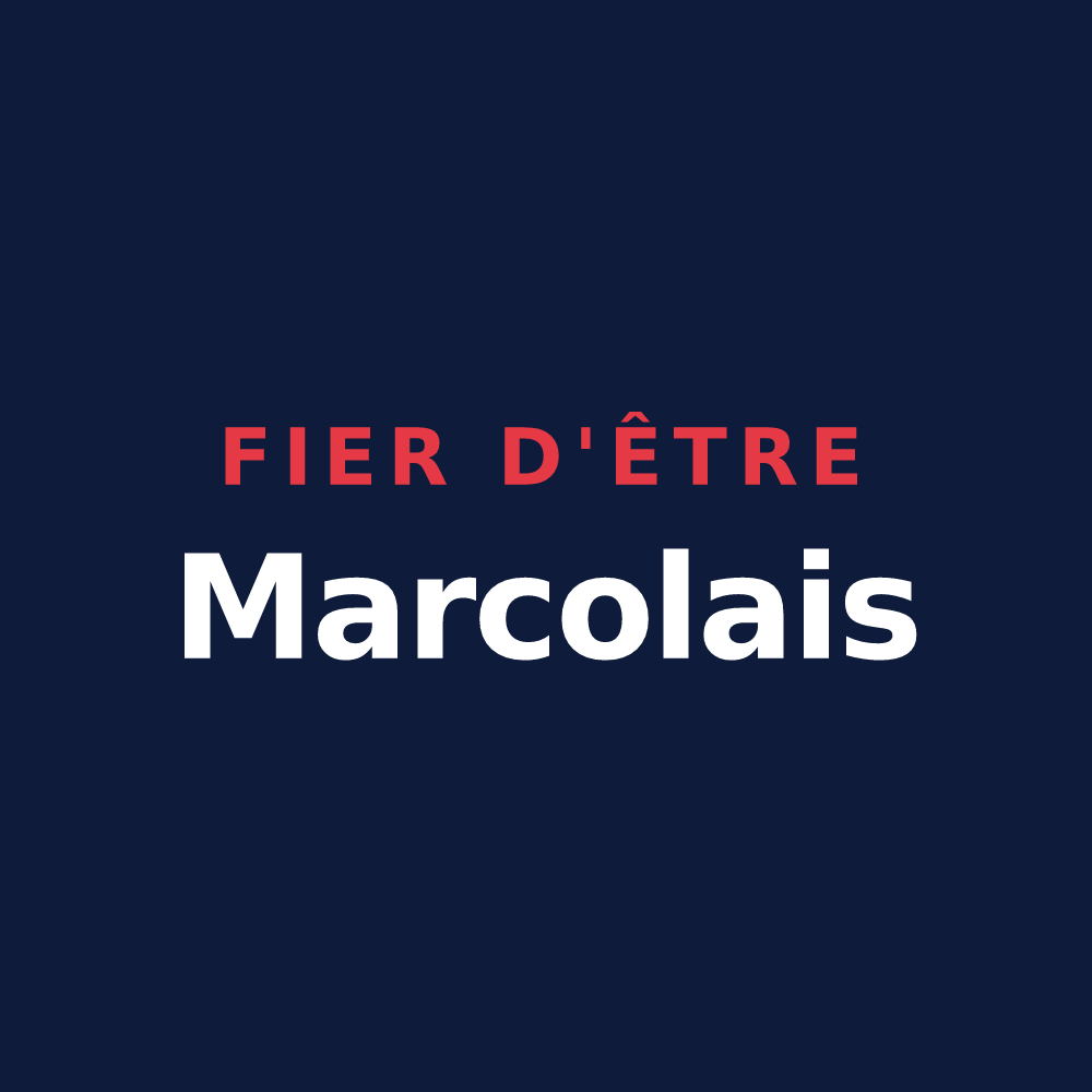 T-shirt « Fier d'être Marcolais » — design pour Marcols-les-Eaux