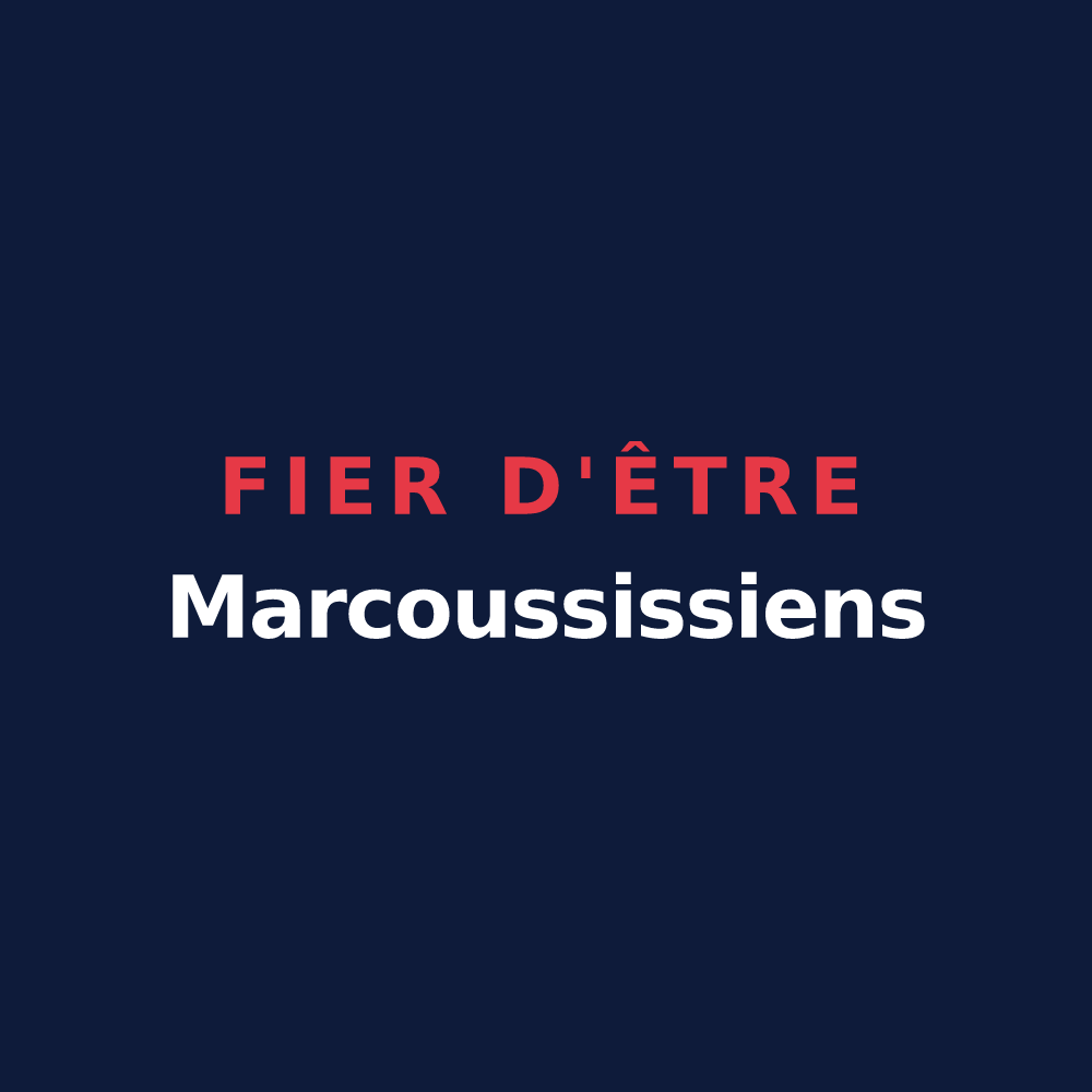 T-shirt « Fier d'être Marcoussissiens » — design pour Marcoussis