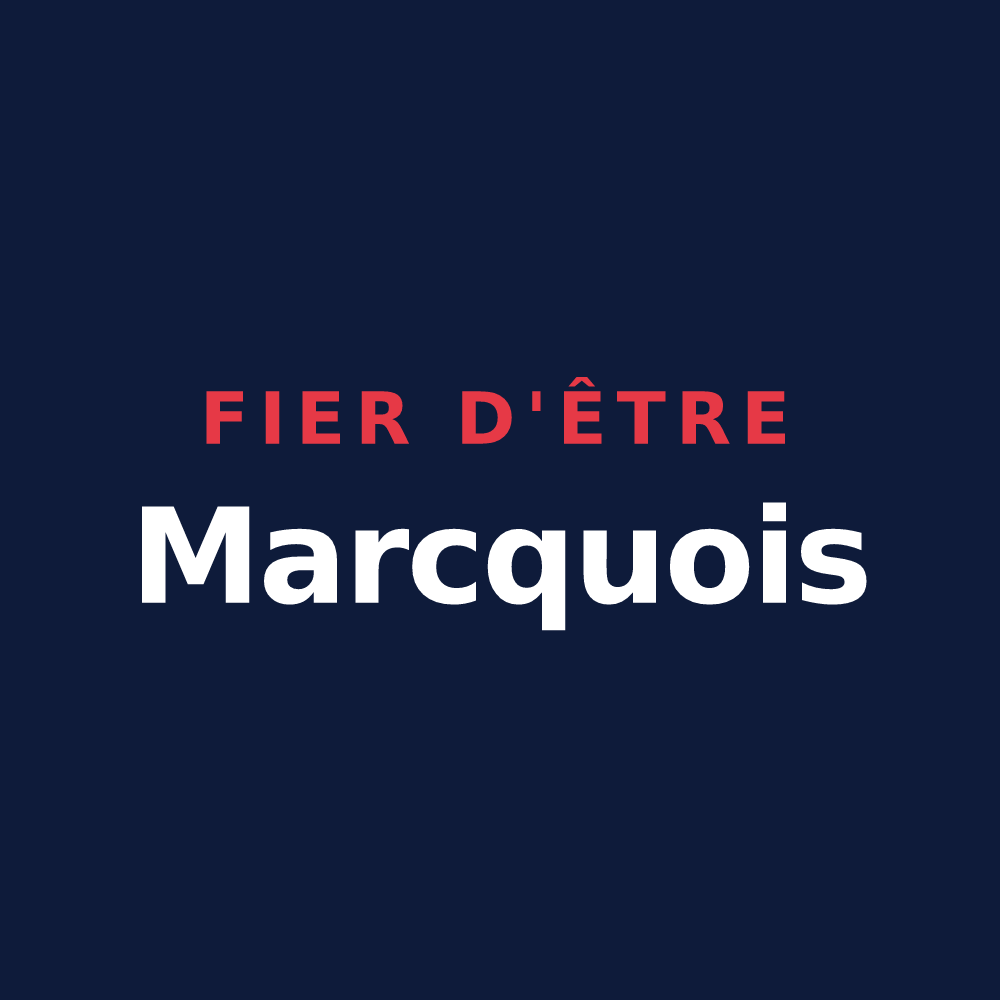 T-shirt « Fier d'être Marcquois » — design pour Marcq
