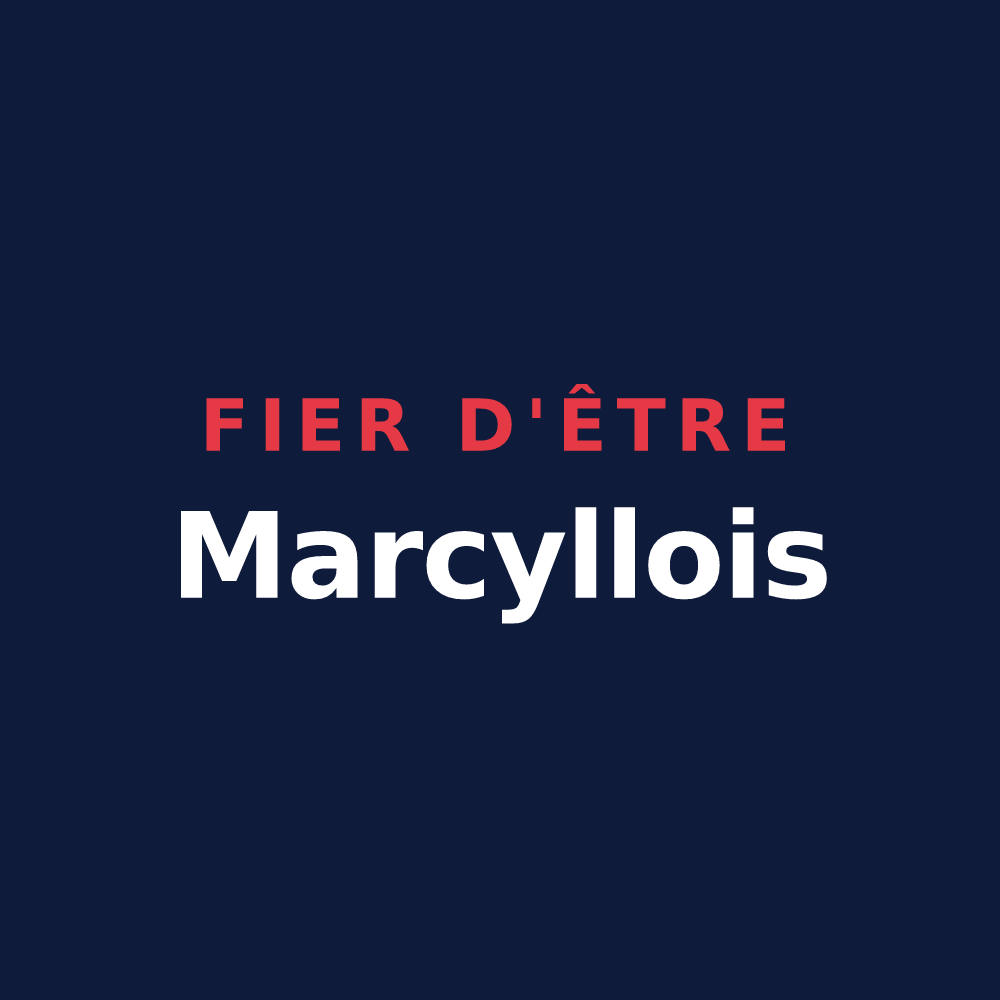 T-shirt « Fier d'être Marcyllois » — design pour Marcy-l'Étoile