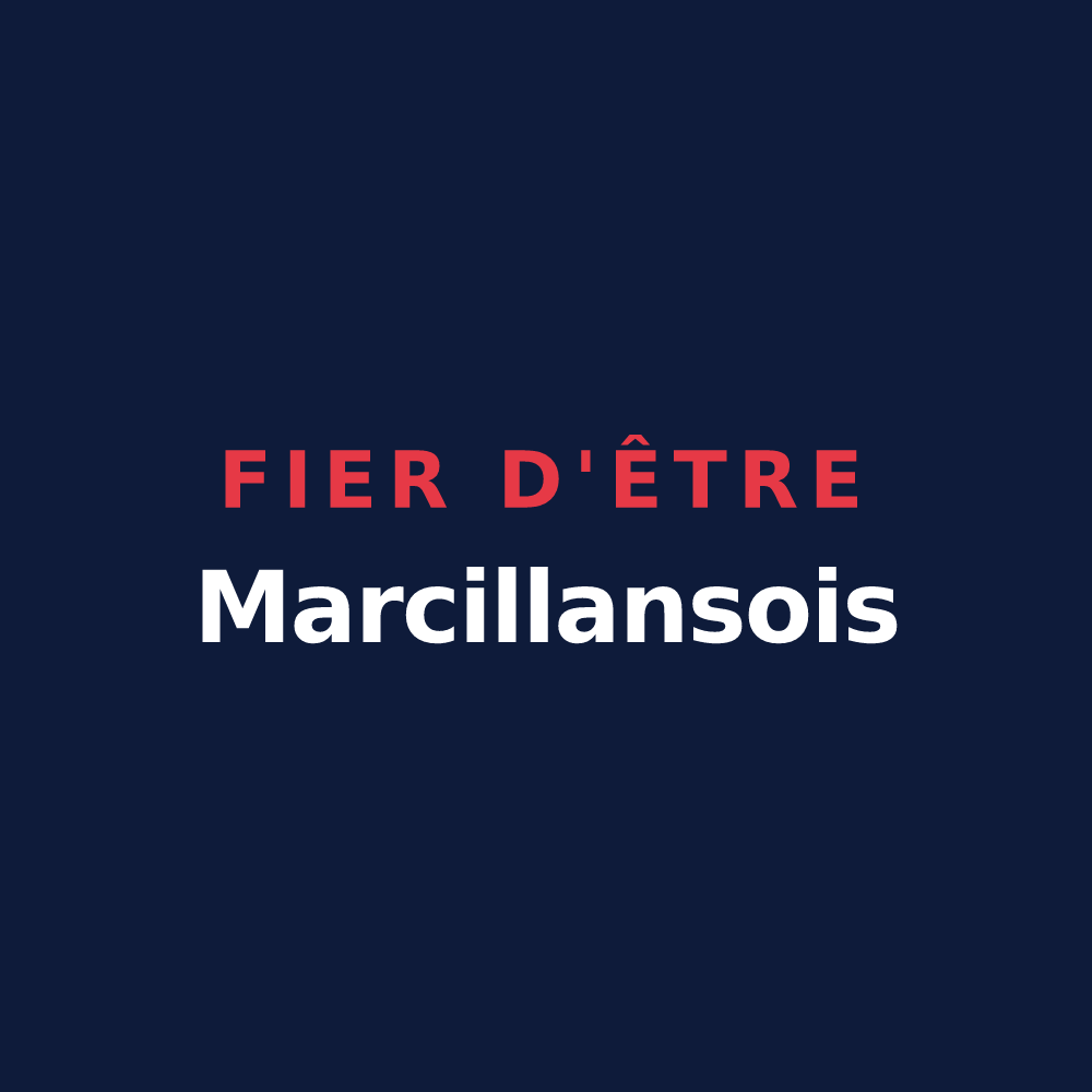 T-shirt « Fier d'être Marcillansois » — design pour Marcy