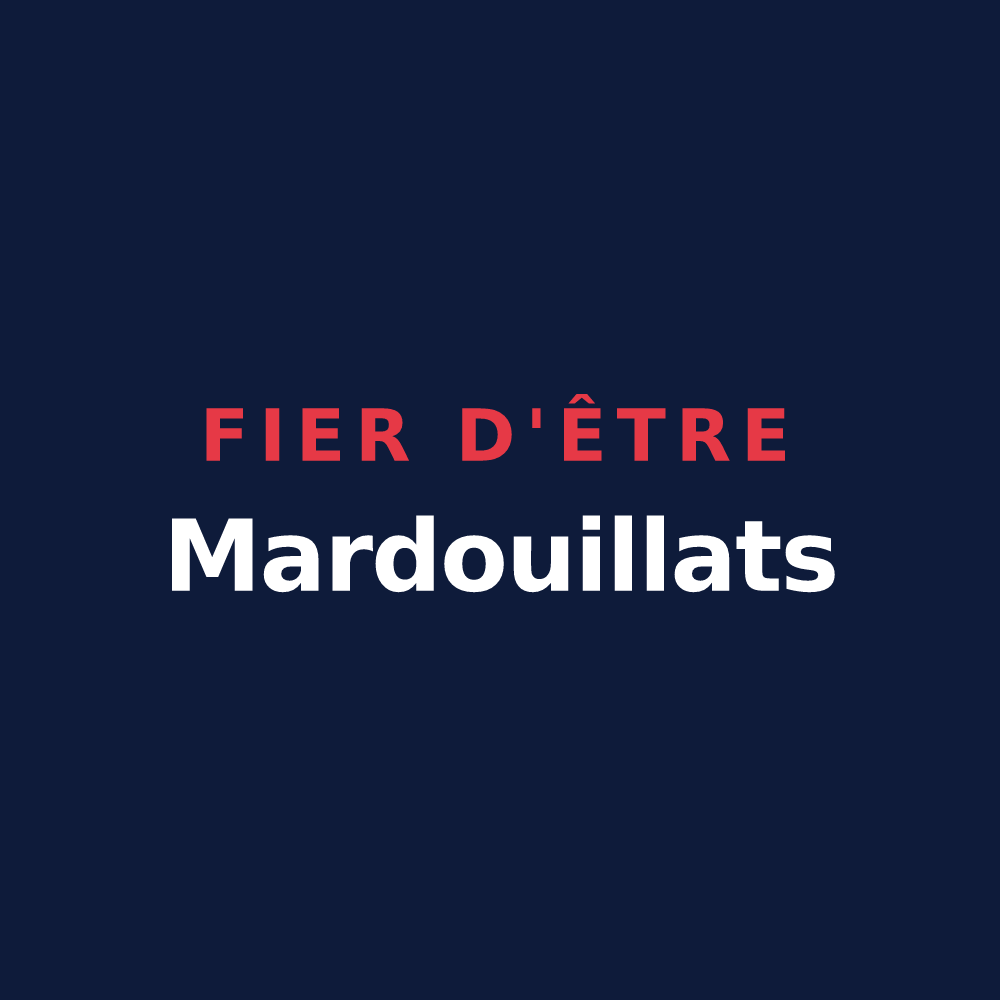 T-shirt « Fier d'être Mardouillats » — design pour Mardeuil