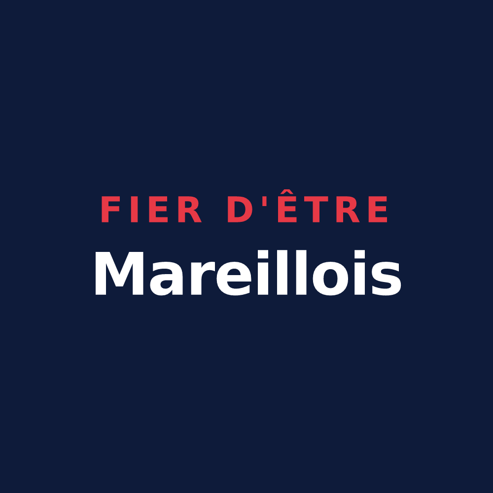 T-shirt « Fier d'être Mareillois » — design pour Mareil-sur-Mauldre