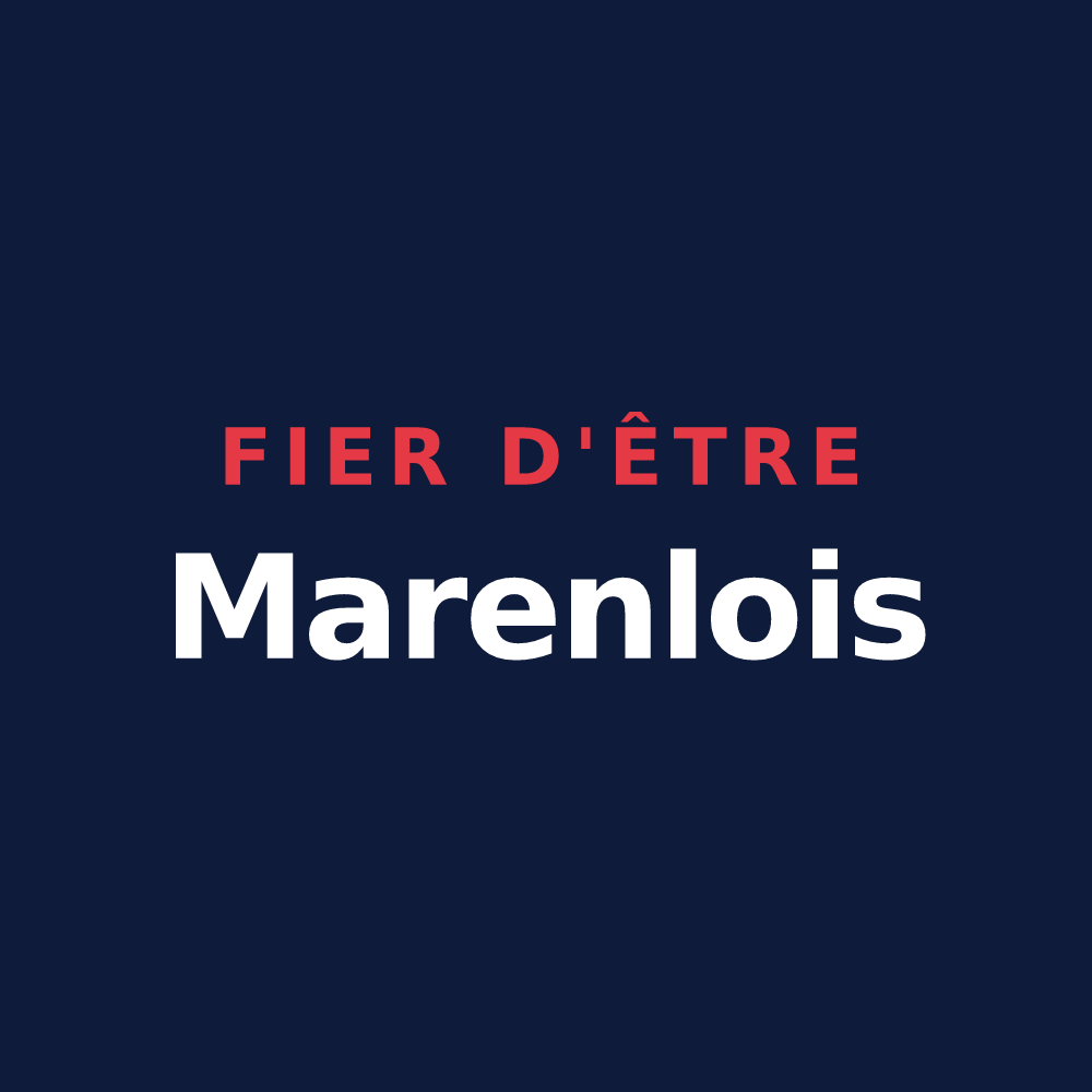 T-shirt « Fier d'être Marenlois » — design pour Marenla