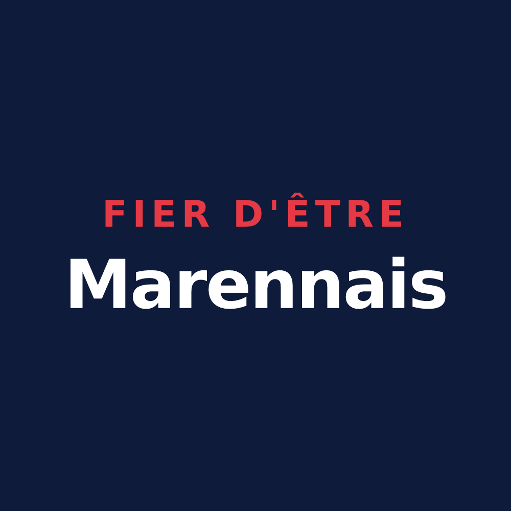 T-shirt « Fier d'être Marennais » — design pour Marennes-Hiers-Brouage
