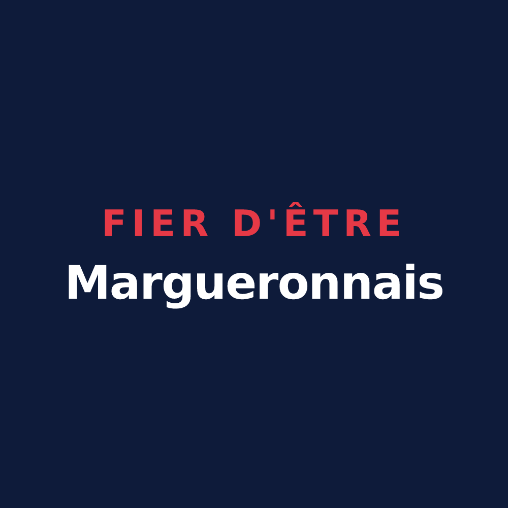T-shirt « Fier d'être Margueronnais » — design pour Margueron