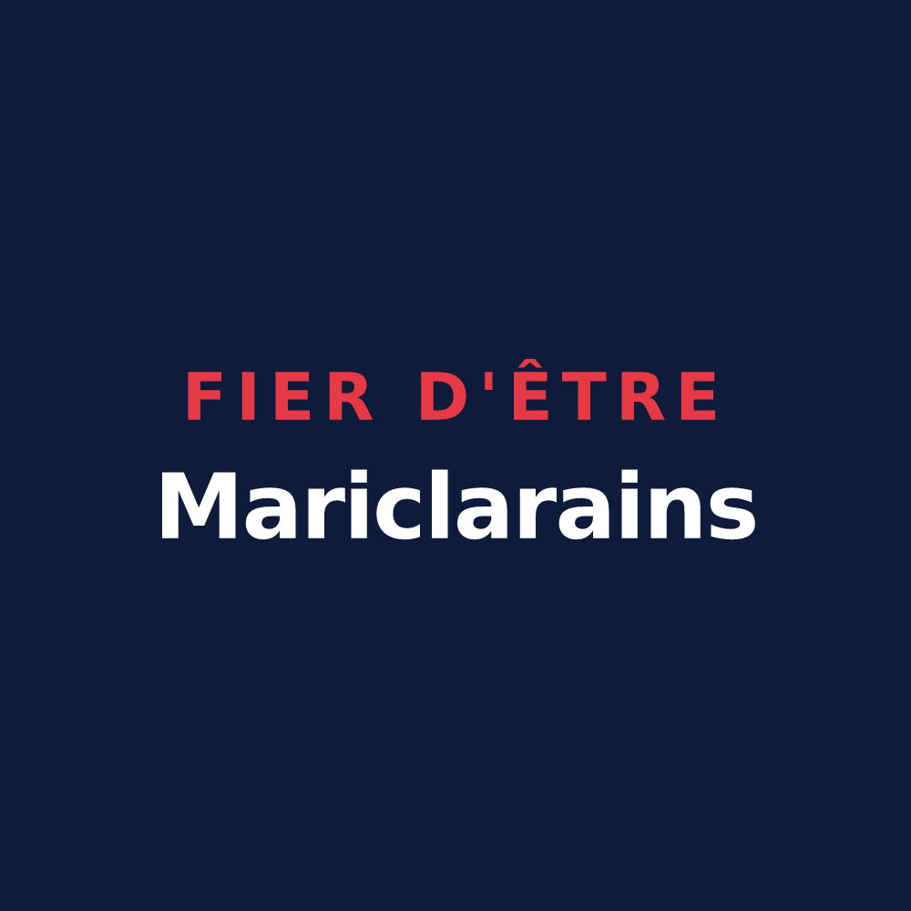 T-shirt « Fier d'être Mariclarains » — design pour Marignac-Lasclares