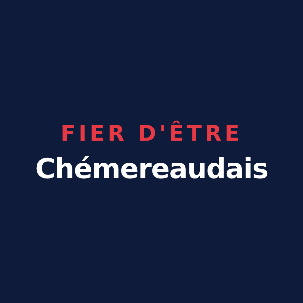 T-shirt « Fier d'être Chémereaudais » — design pour Marigny-Chemereau