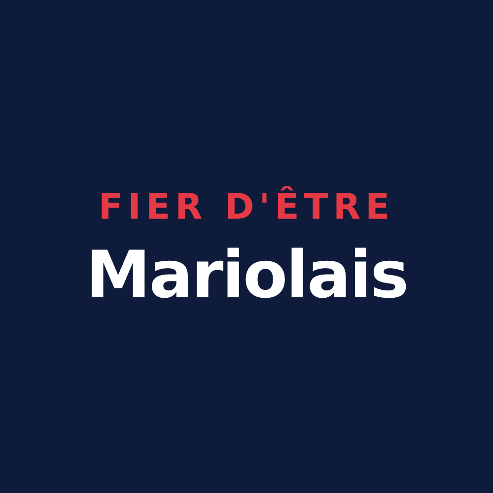 T-shirt « Fier d'être Mariolais » — design pour Mariol