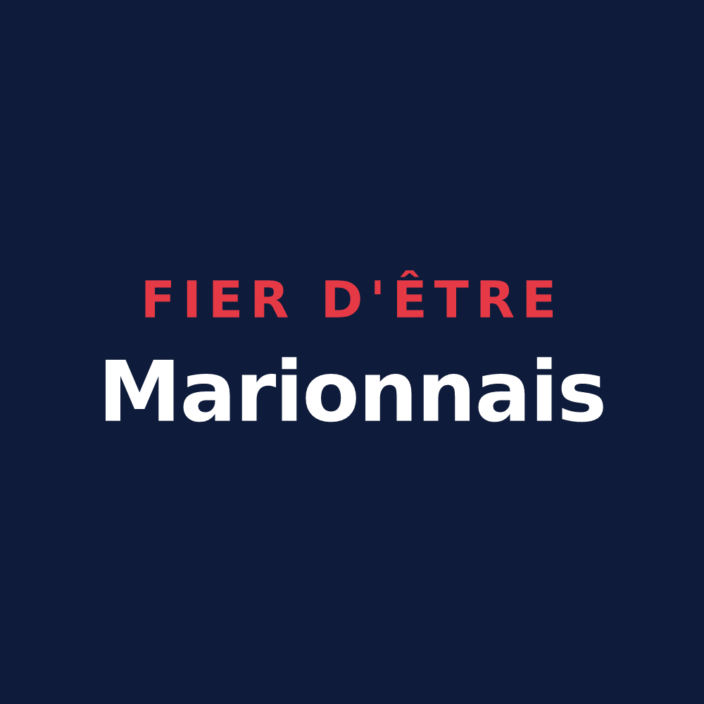 T-shirt « Fier d'être Marionnais » — design pour Marions