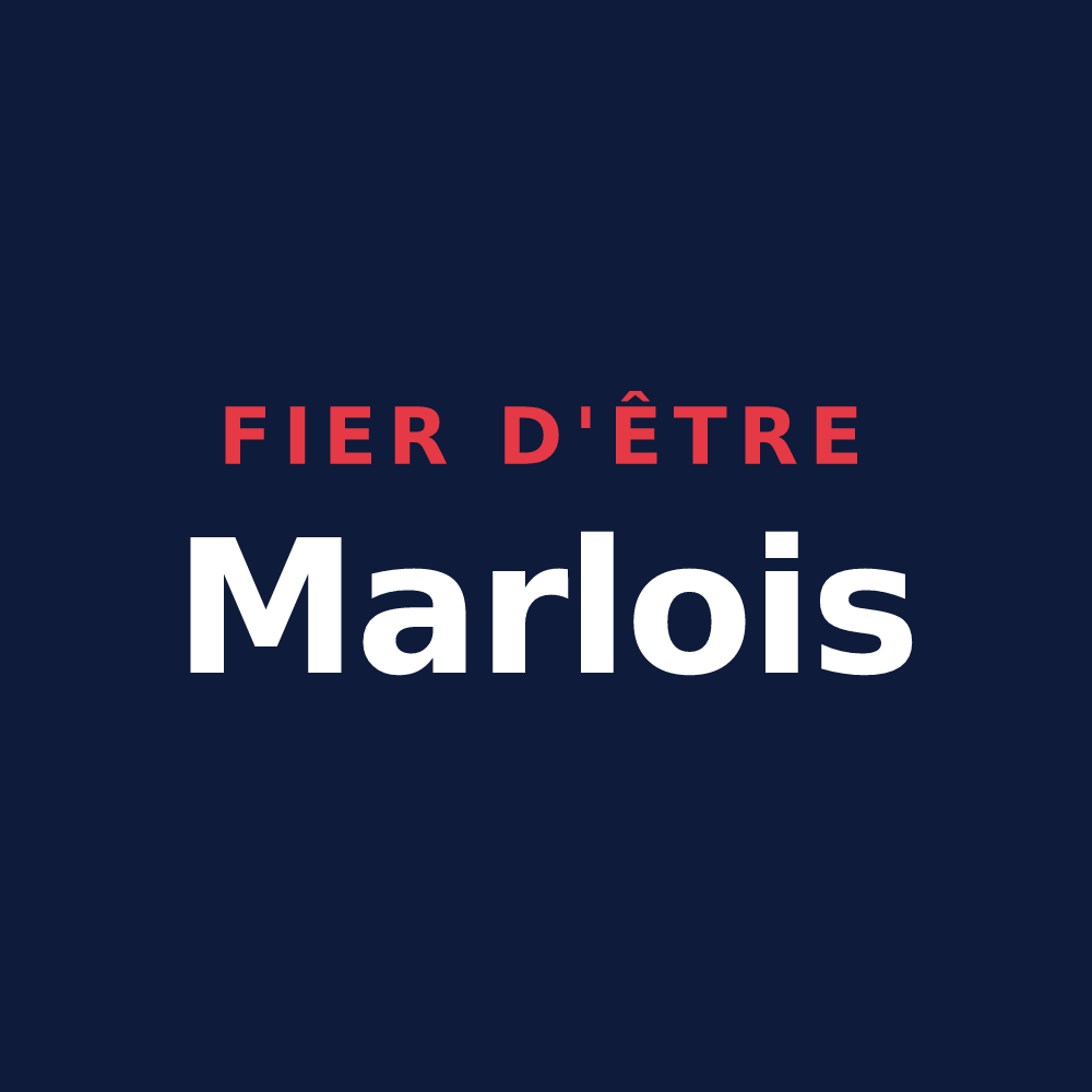 T-shirt « Fier d'être Marlois » — design pour Marle