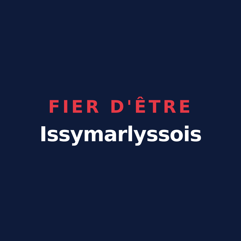 T-shirt « Fier d'être Issymarlyssois » — design pour Marly-sous-Issy