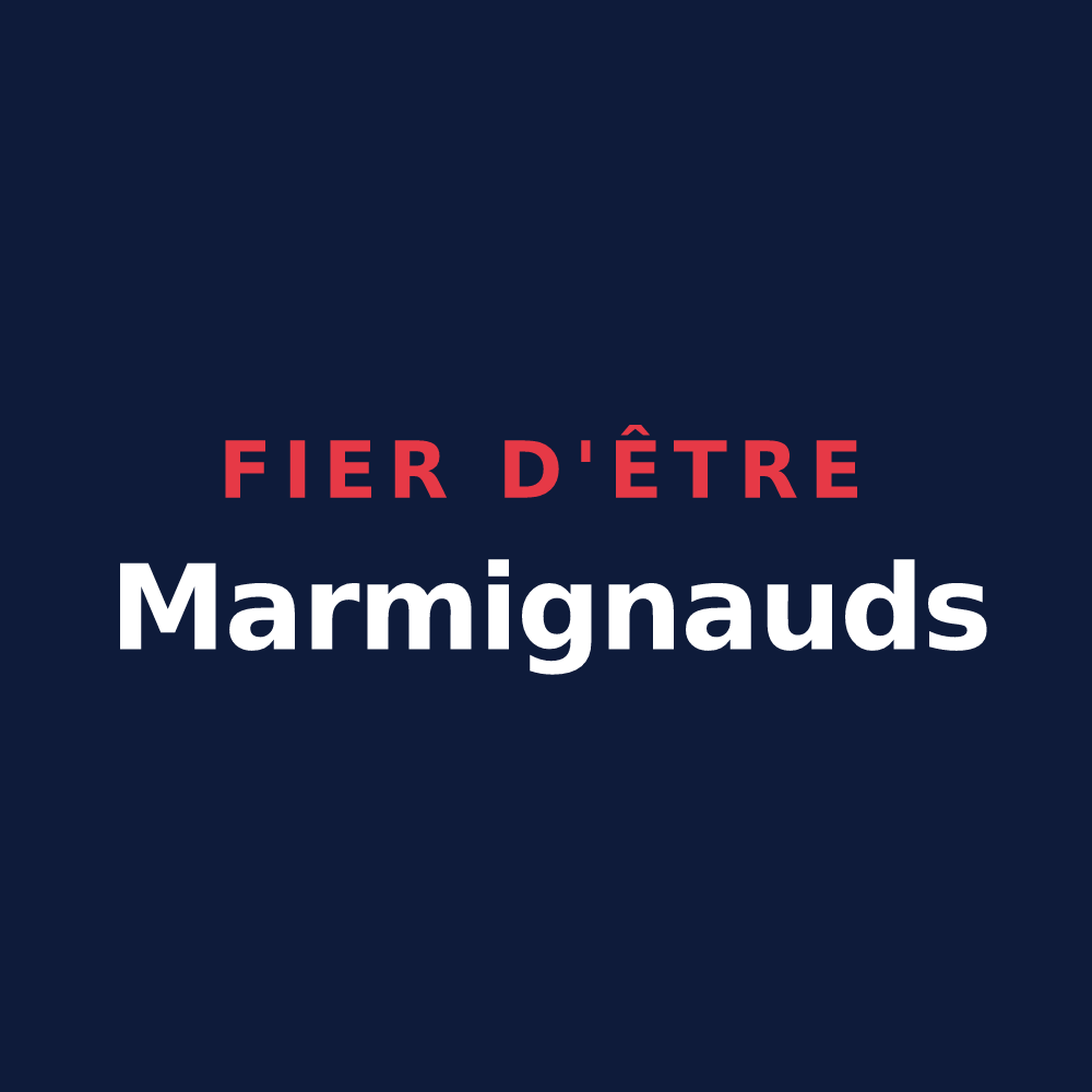 T-shirt « Fier d'être Marmignauds » — design pour Marmagne