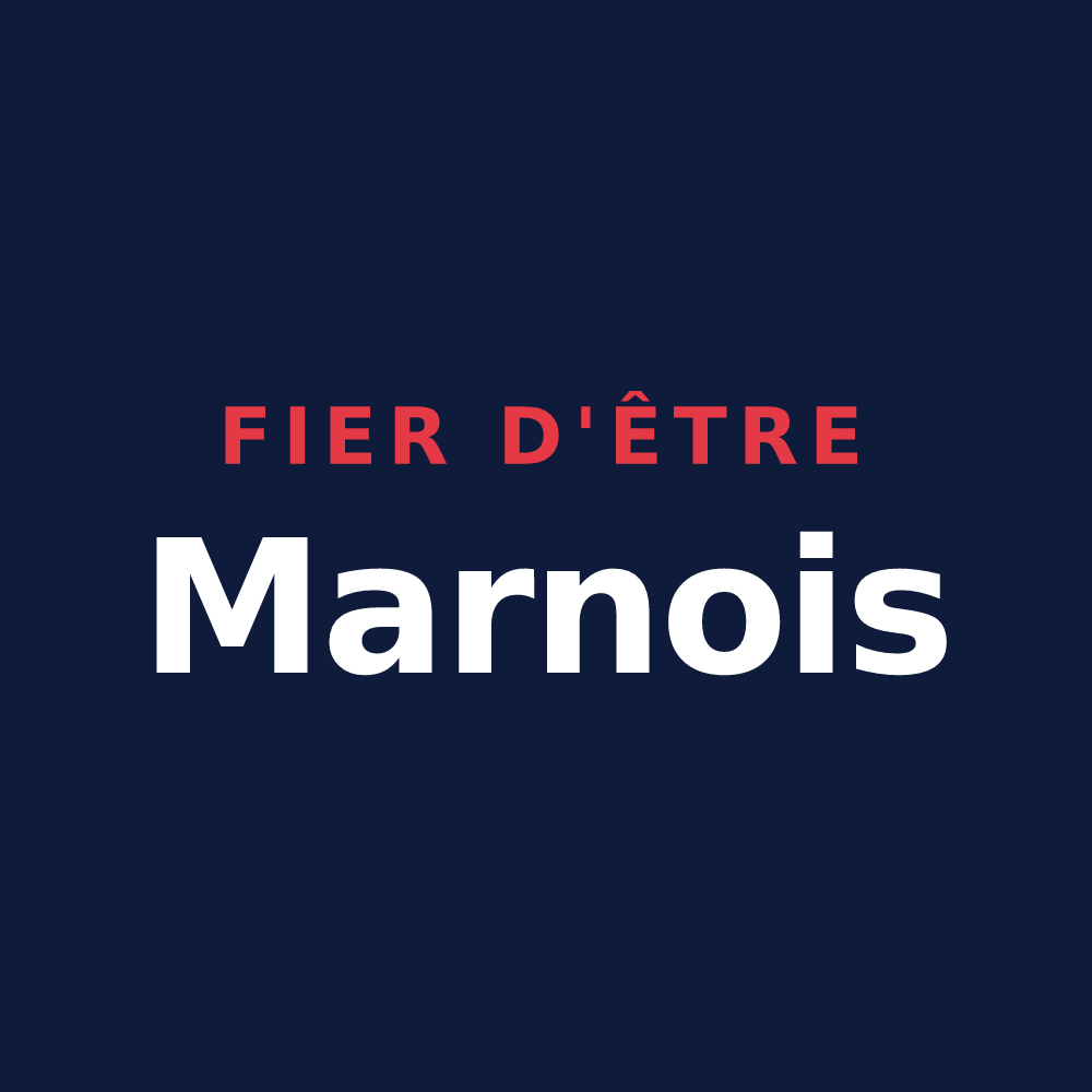 T-shirt « Fier d'être Marnois » — design pour Marnay-sur-Seine