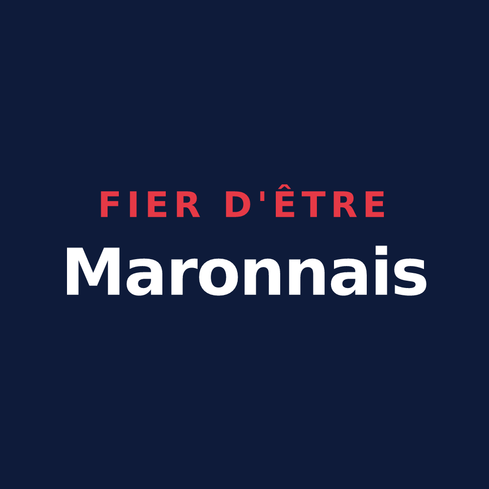 T-shirt « Fier d'être Maronnais » — design pour Mâron