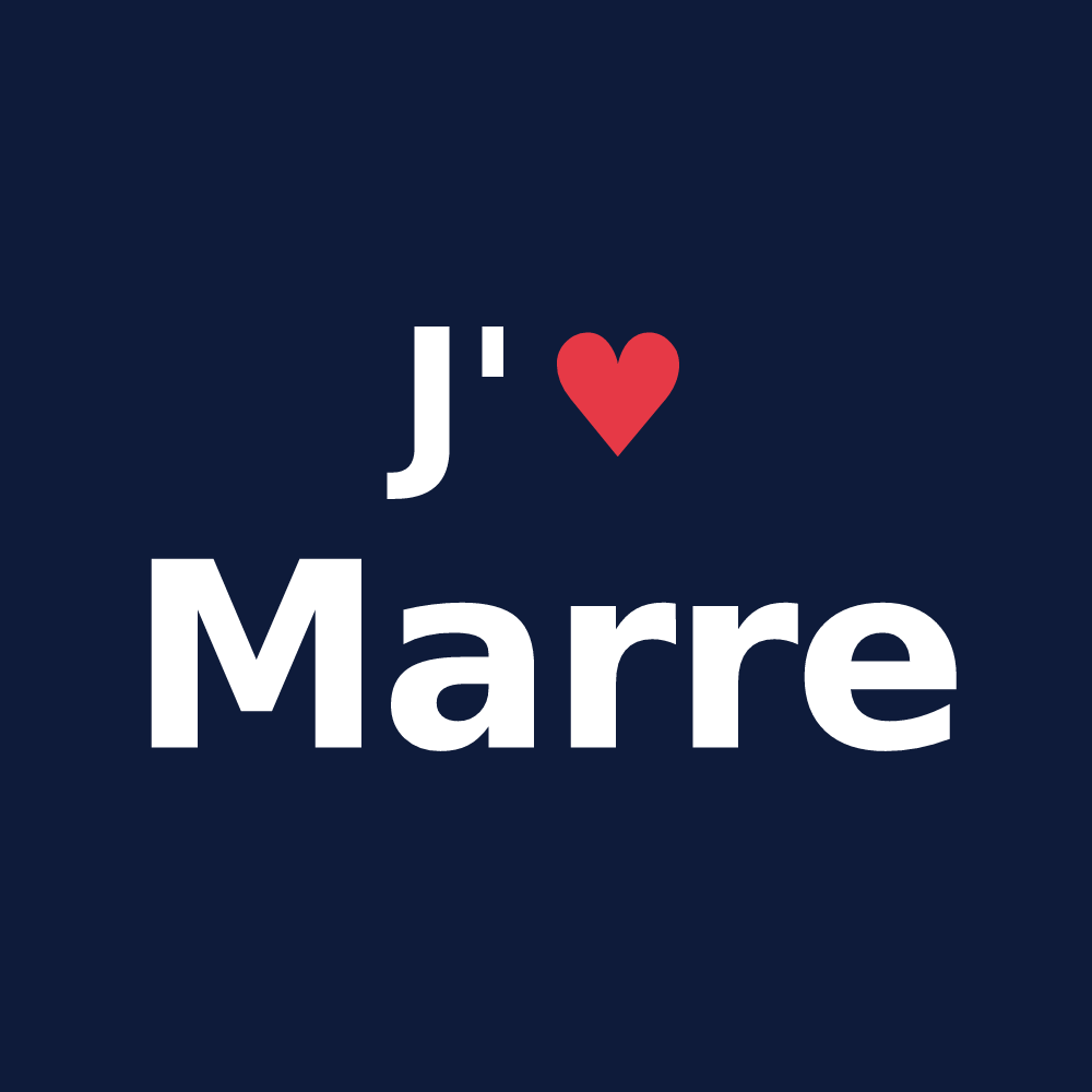 T-shirt personnalisé Marre — design J'aime Marre