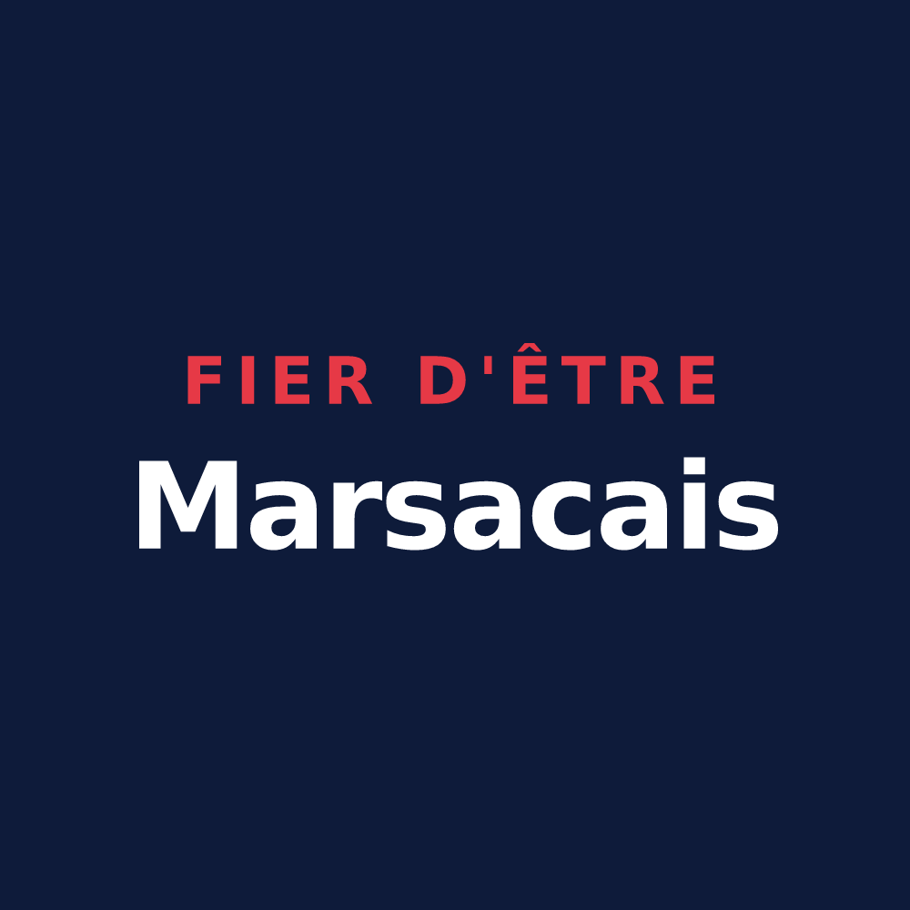T-shirt « Fier d'être Marsacais » — design pour Marsac
