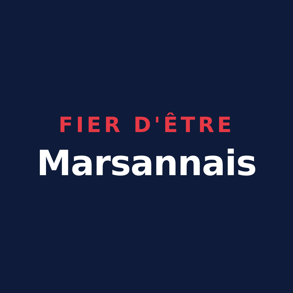 T-shirt « Fier d'être Marsannais » — design pour Marsan
