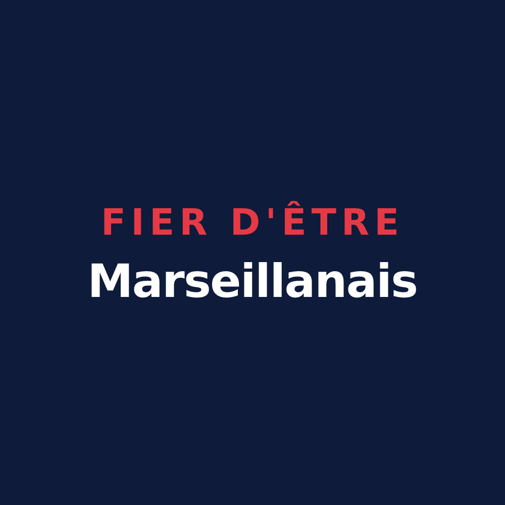 T-shirt « Fier d'être Marseillanais » — design pour Marseillan