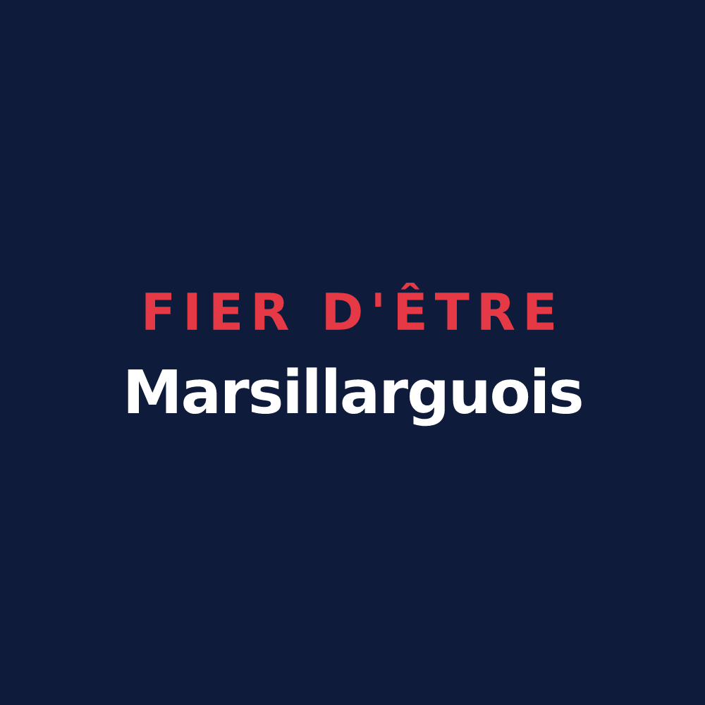 T-shirt « Fier d'être Marsillarguois » — design pour Marsillargues