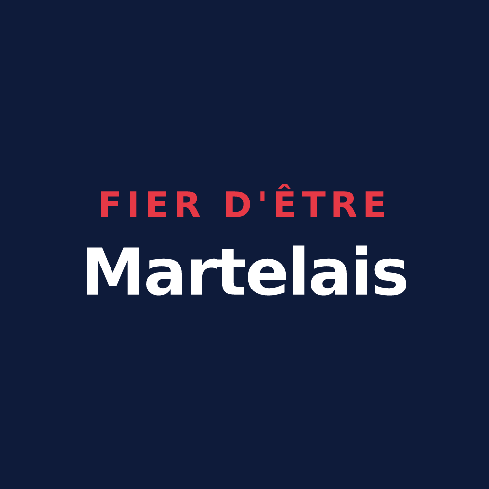 T-shirt « Fier d'être Martelais » — design pour Martel