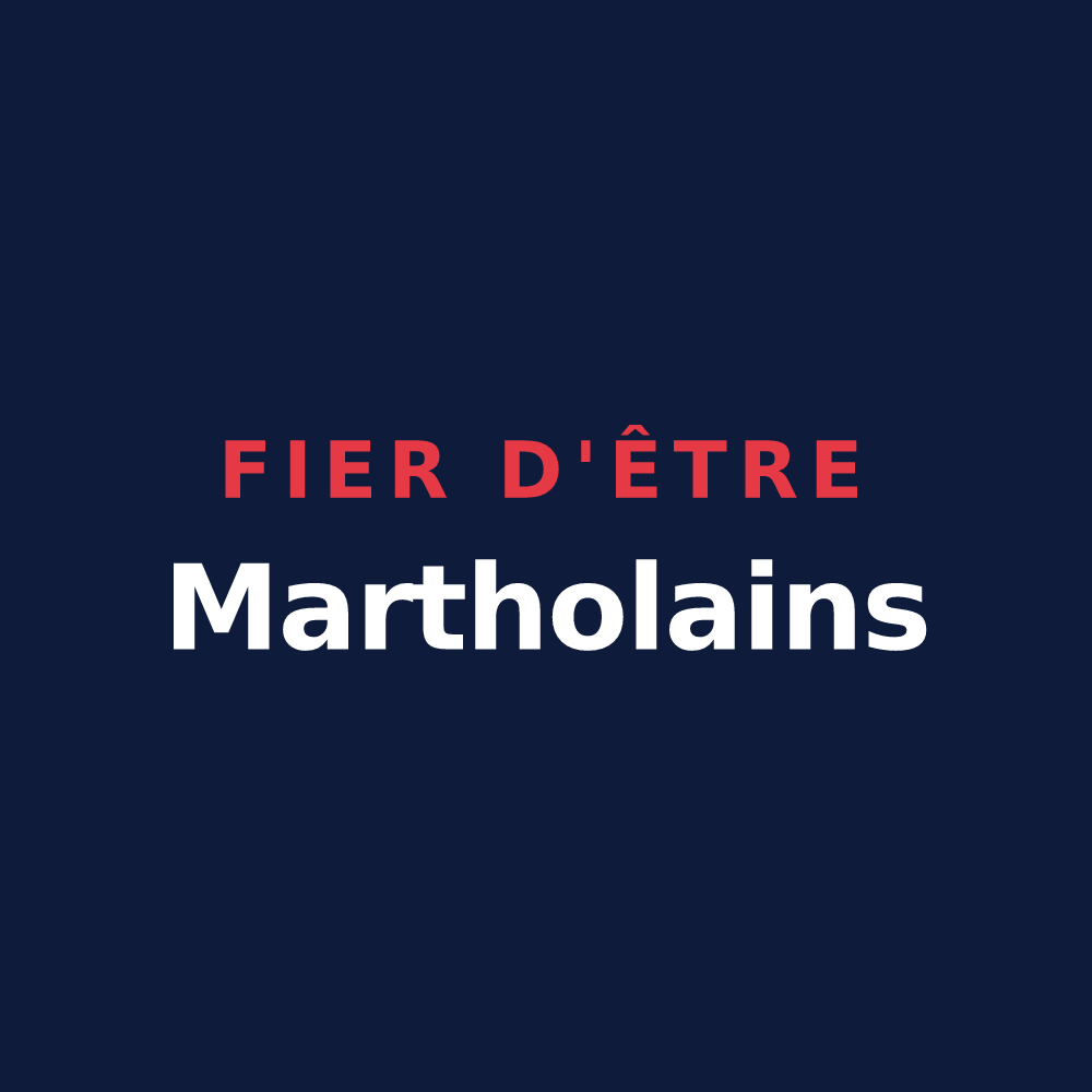 T-shirt « Fier d'être Martholains » — design pour Marthod