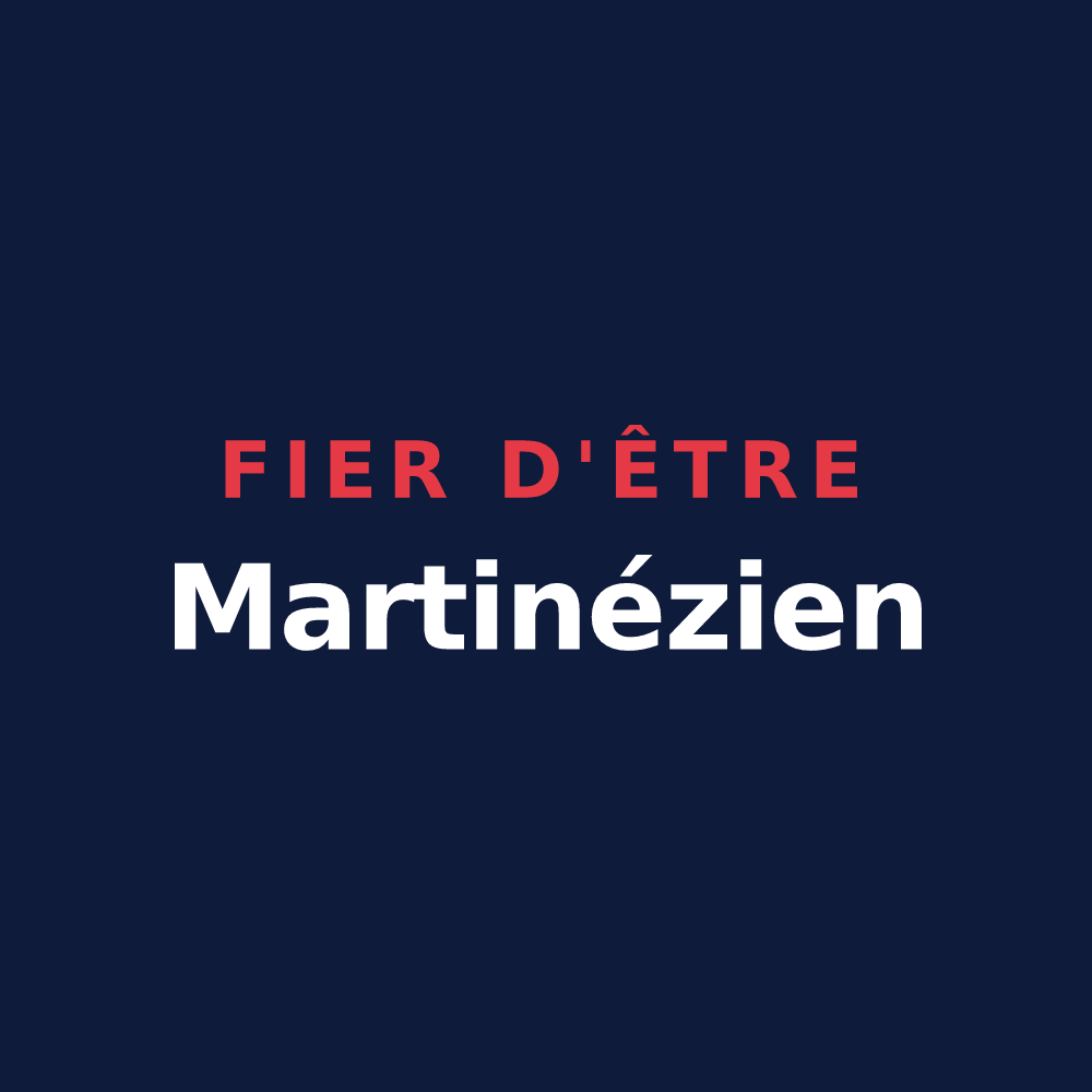 T-shirt « Fier d'être Martinézien » — design pour Martinet