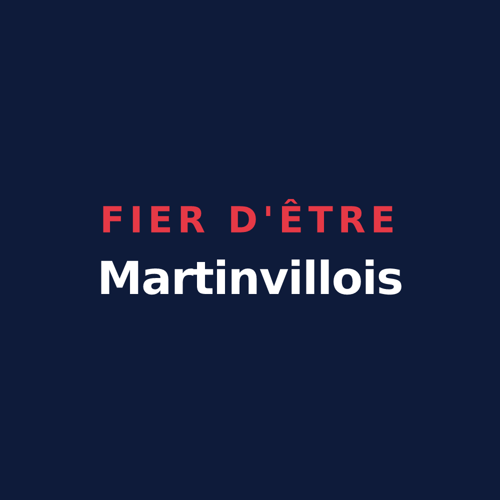 T-shirt « Fier d'être Martinvillois » — design pour Martinvelle